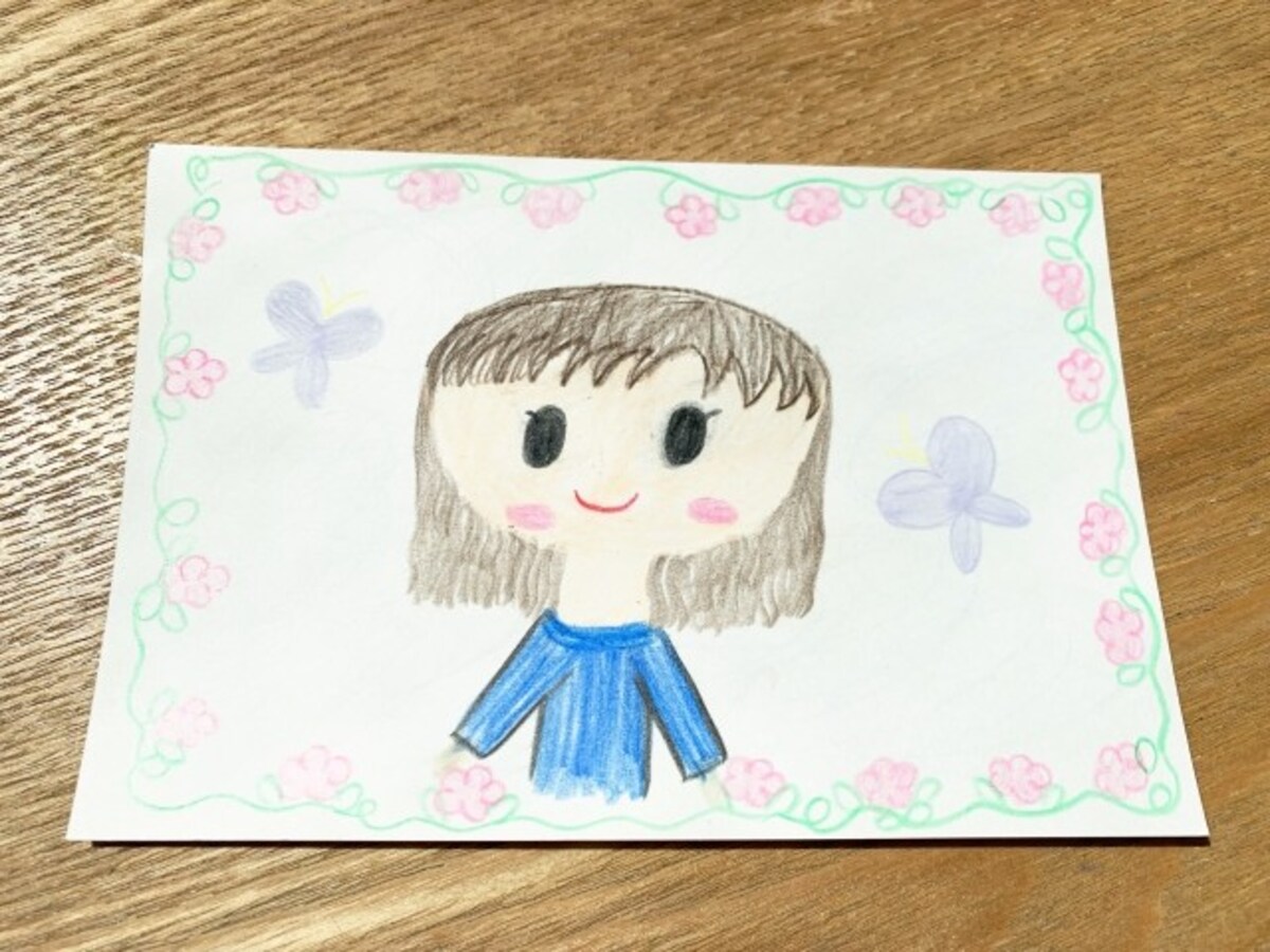 卒園メッセージ　子どもの絵