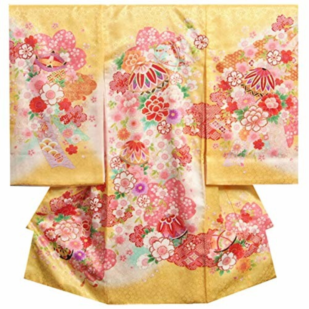 女の子 お宮参り 服装、祝い着 着物