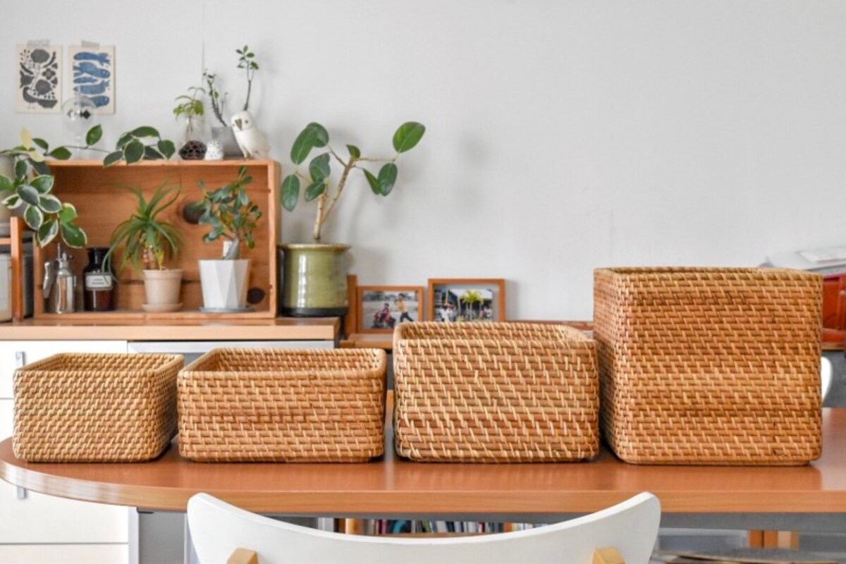 無印良品のラタンバスケットは使いやすい？種類やサイズについて知り