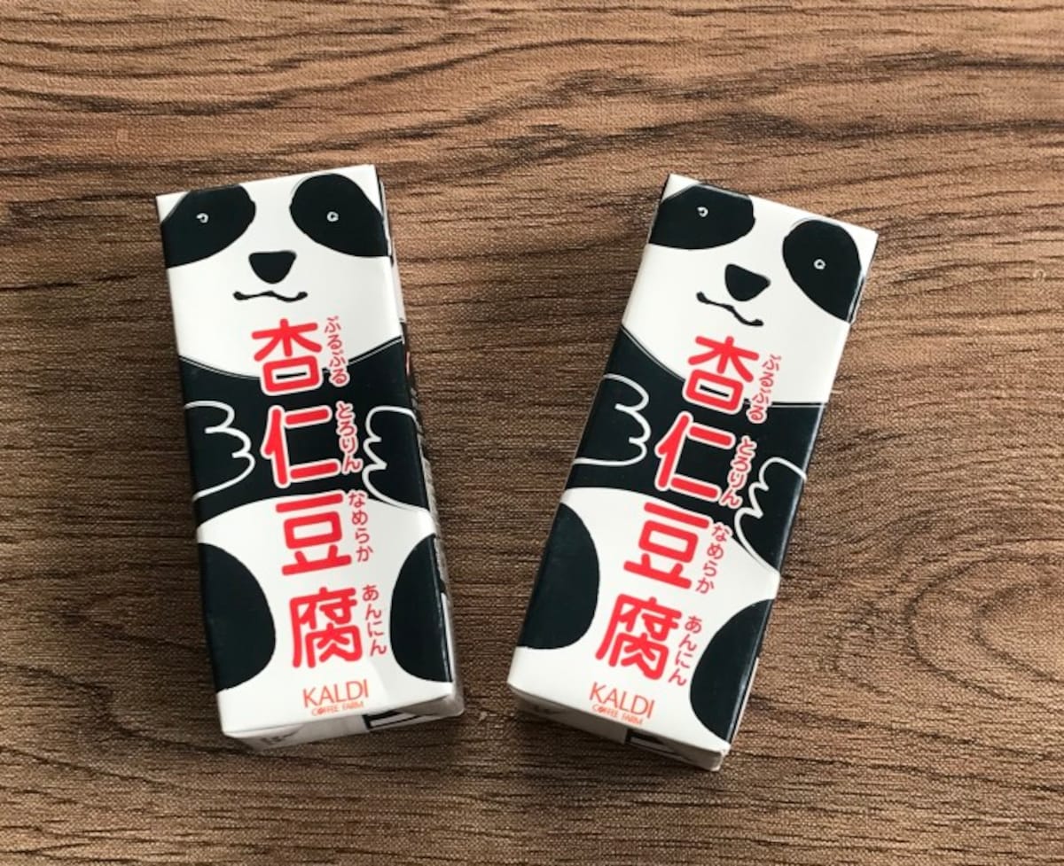 カルディおすすめパンダ杏仁豆腐