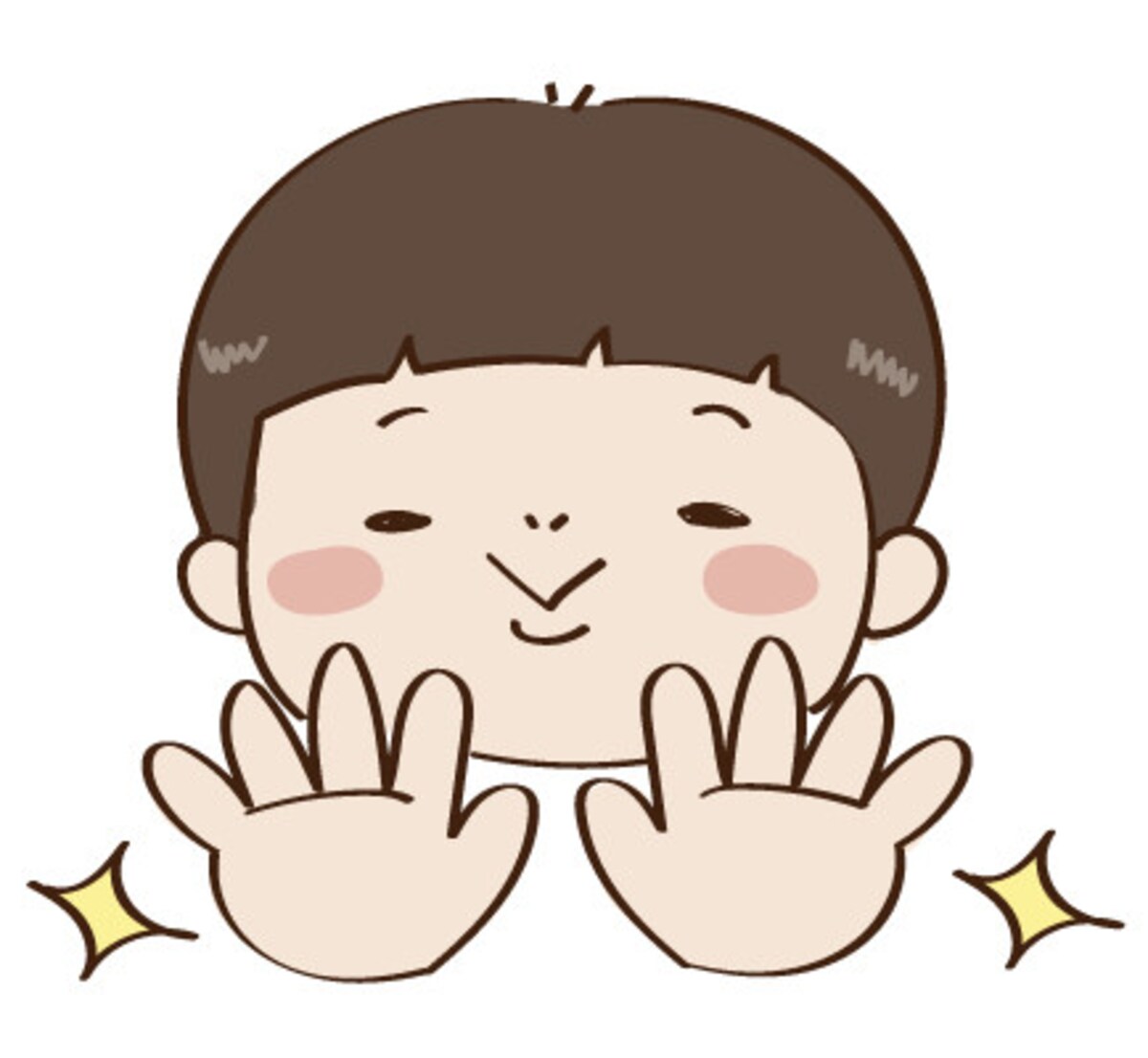 イラスト　手洗い　男の子　無料　カラー