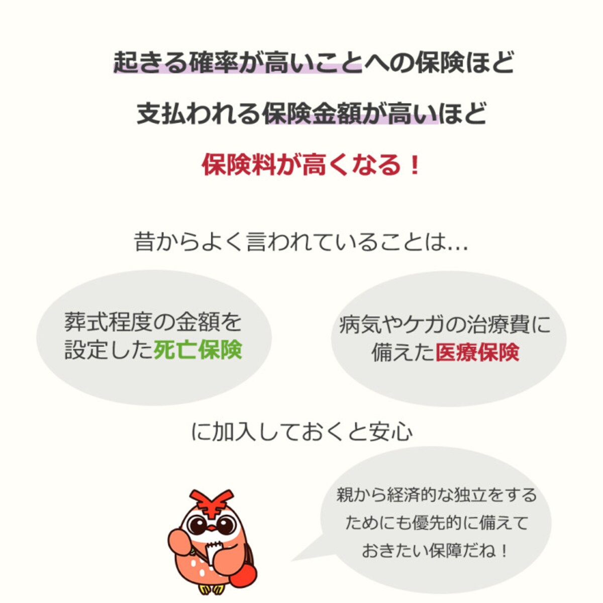 新社会人が用意しておきたい保障の考え方