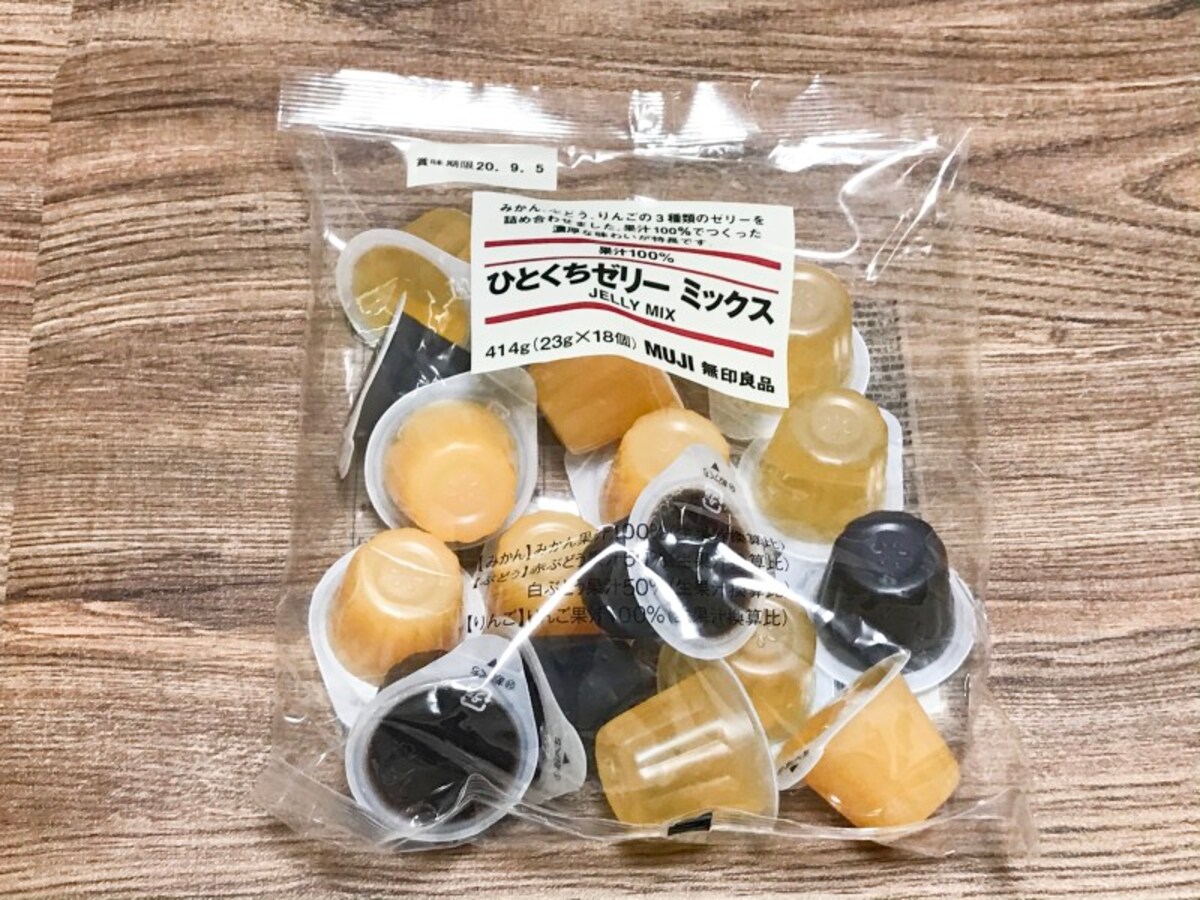 無印良品　ひと口ゼリー