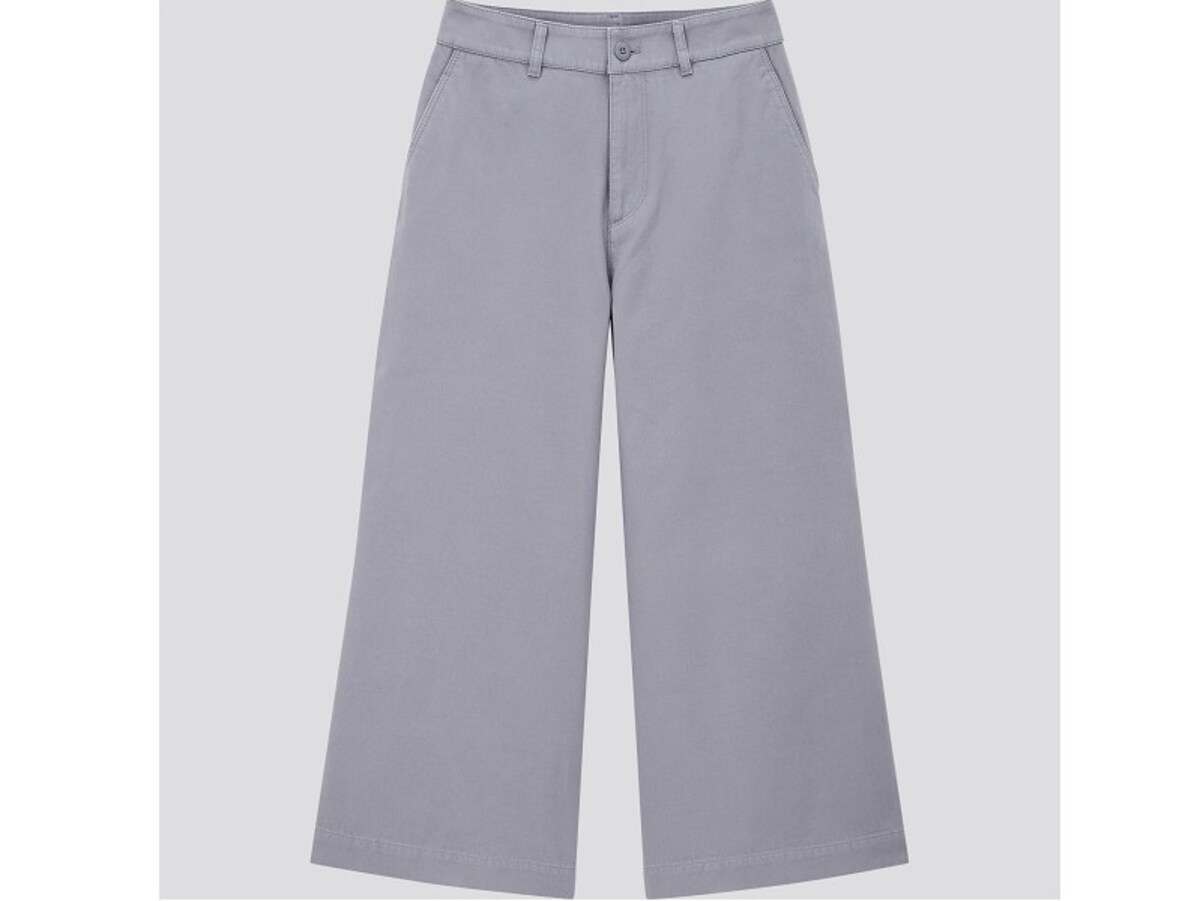 ユニクロ　ワイドクロップドパンツ　2990円（税抜）