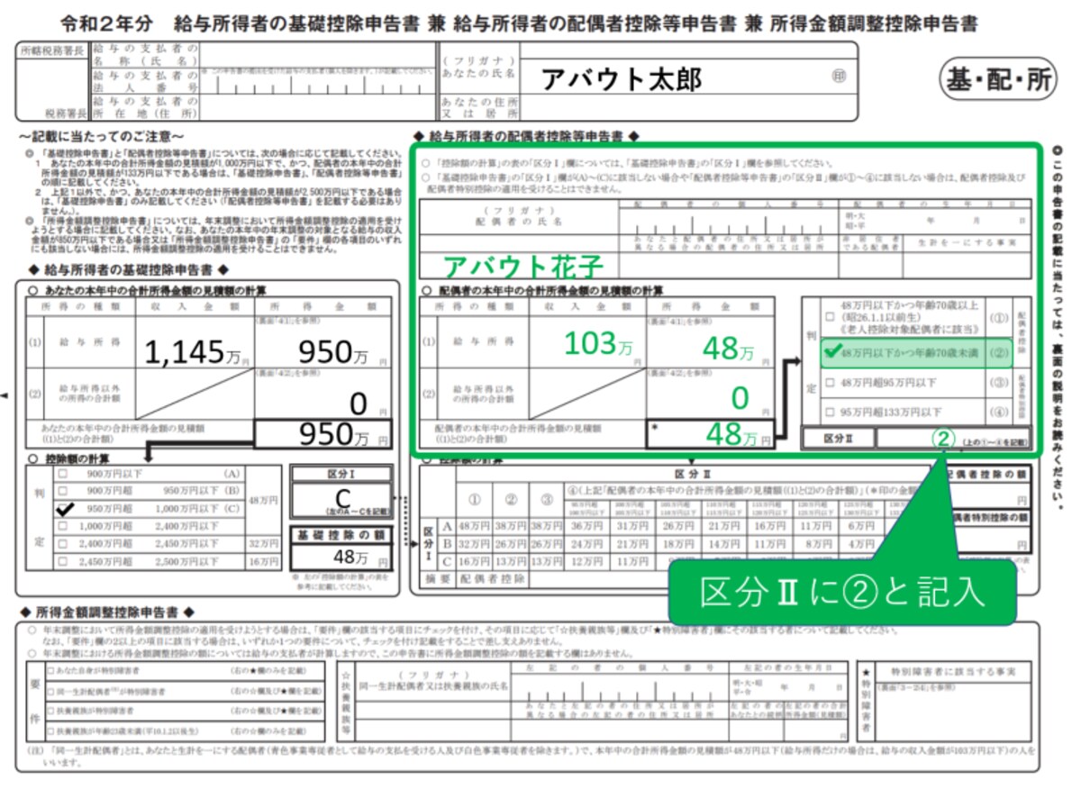 配偶者控除,配偶者特別控除,年間所得,48万,38万,パート収入