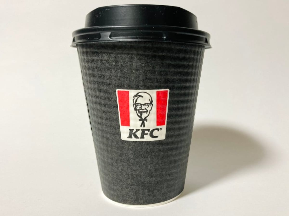 ケンタッキーフライドチキンのコーヒー紙コップ