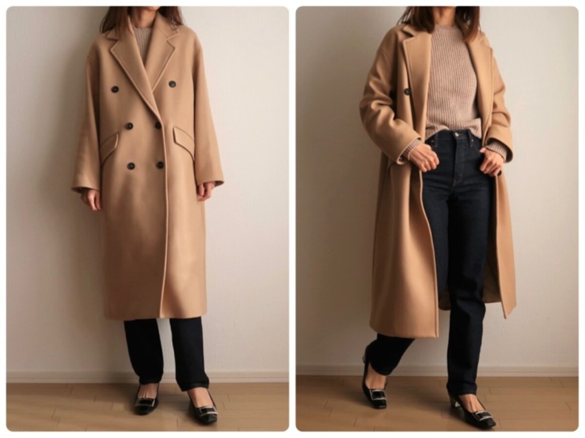 17990円のオーバーサイズウールブレンドコートが買いです！