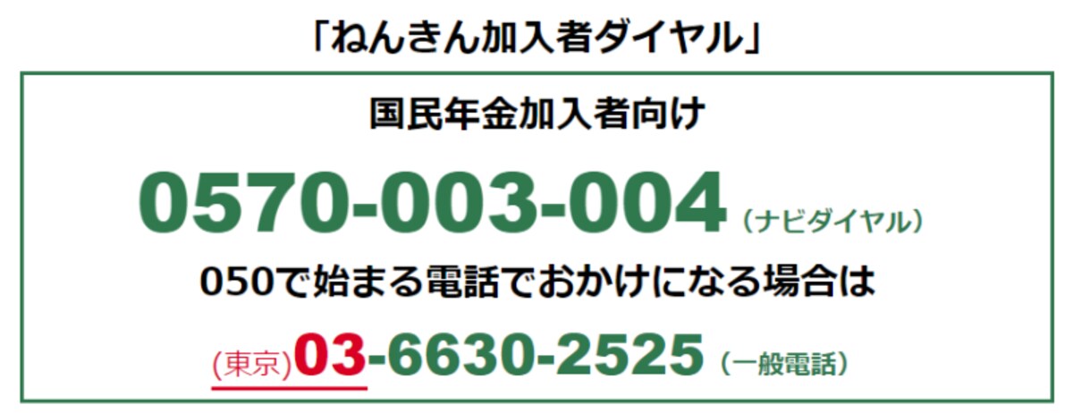 年金加入者ダイヤル,再発行,社会保険料控除証明書