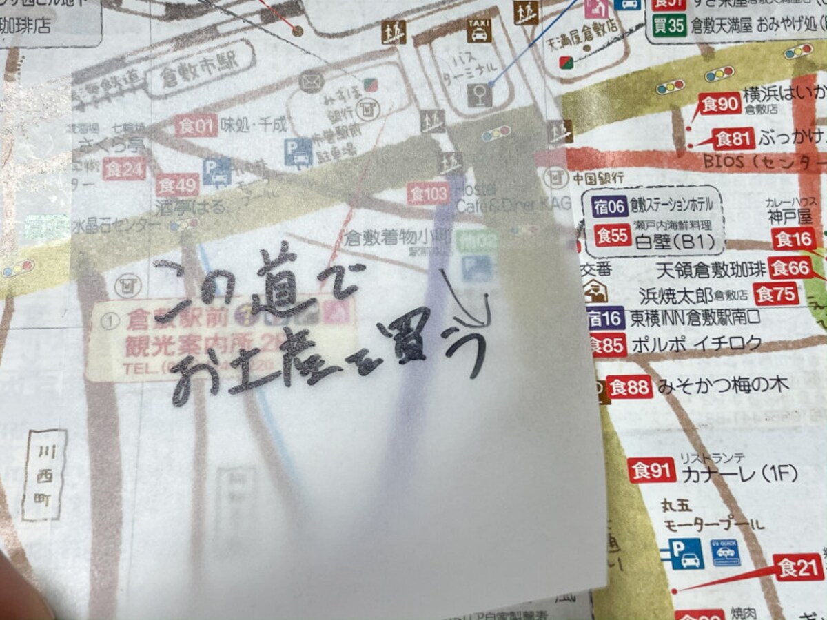 無印良品の透明付箋