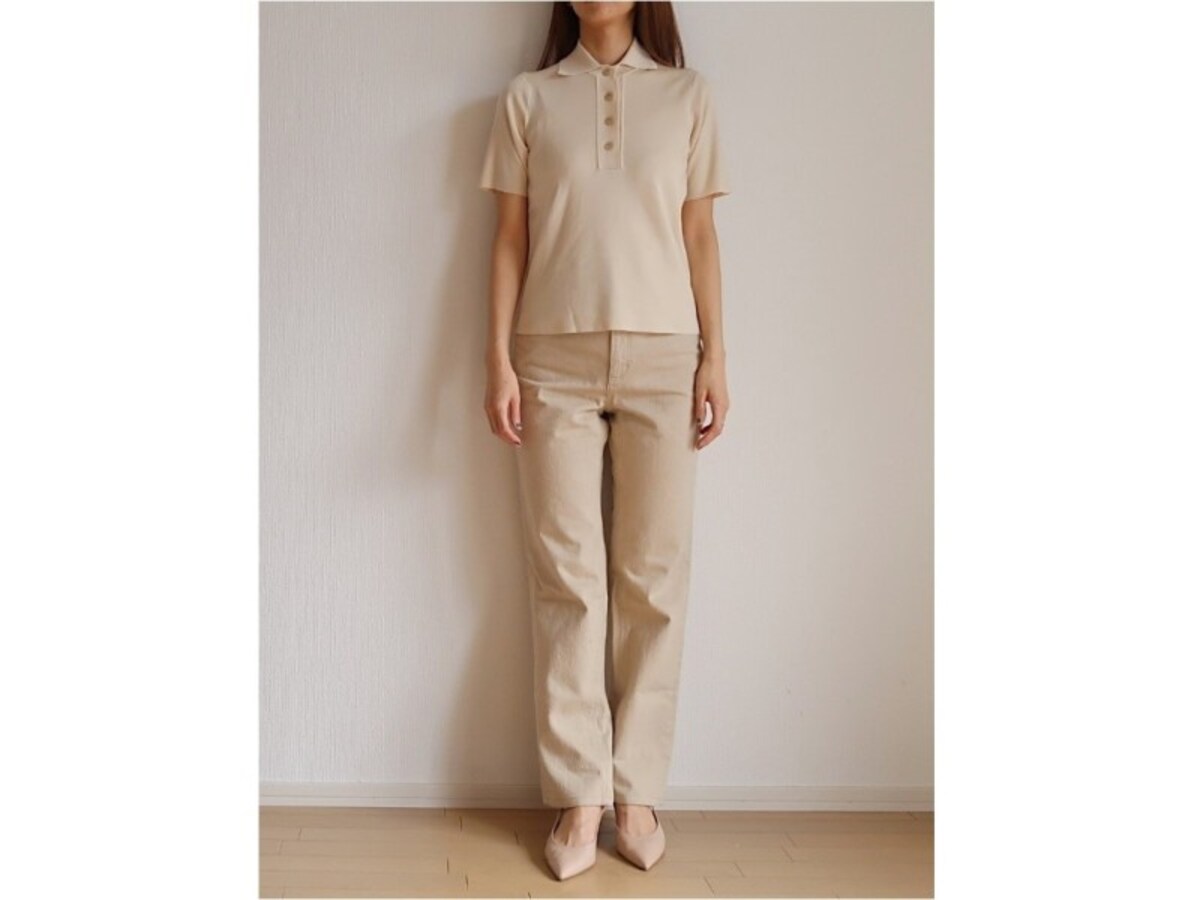 丈が少し短めなので、インしてもしてなくても着られます