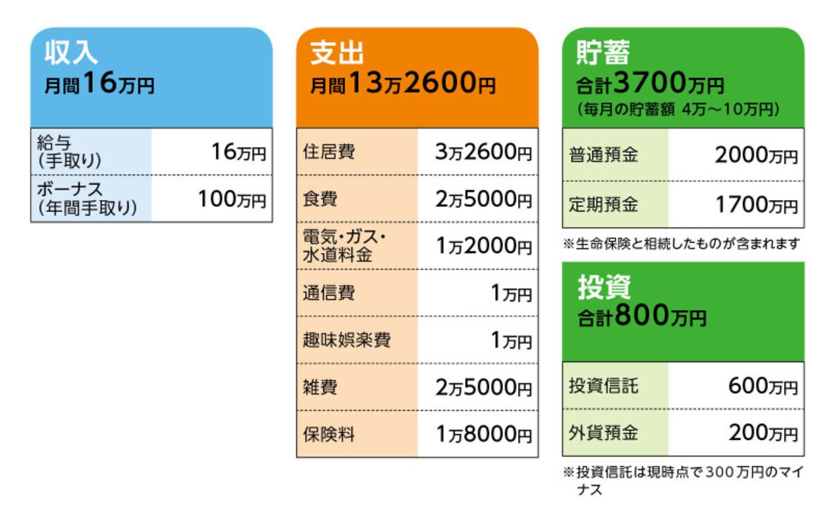 相談者「TOUR EIFFEL」さんの家計収支データ