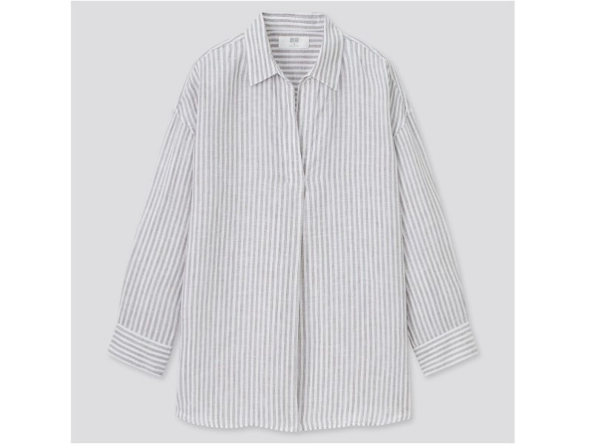 ずっと使えるシンプルさと爽やかな清潔感も手に入るリネンストライプが◎　出典：WEAR