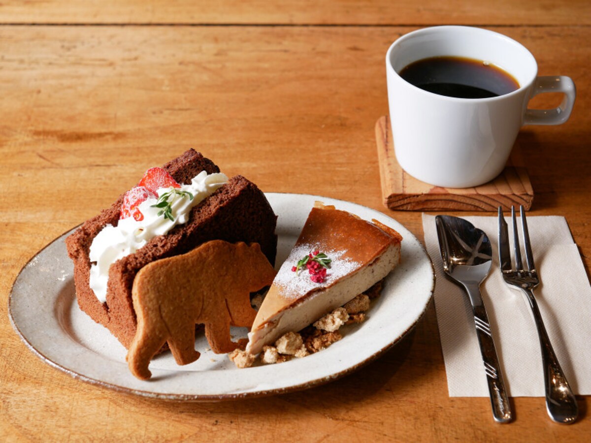 シトカブレンド（500円）、ケーキセット（900円）※季節により内容が変わります