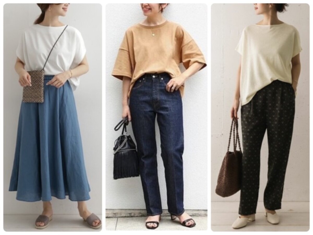 カジュアル感が難しい40代女性のTシャツコーデ、意識したいポイントは？