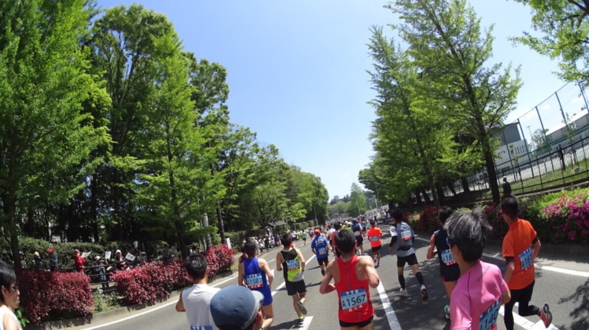 大会本番をイメージして走れば気分の上がる！