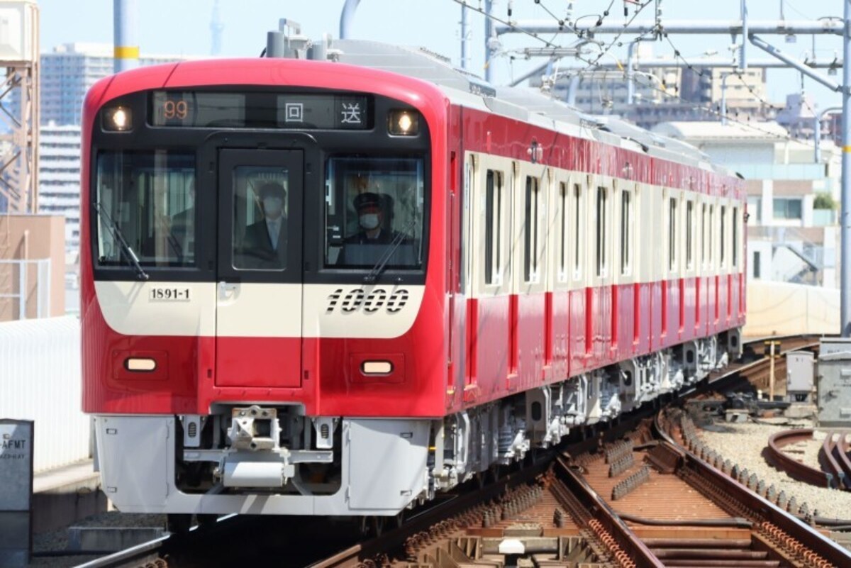 京急の新造車両は4両編成の1891-1号編成