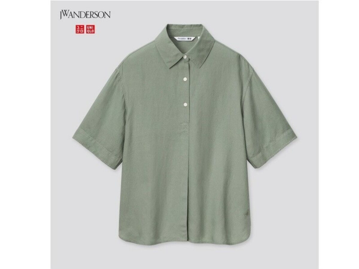 ユニクロ　リネンブレンドプルオーバーシャツ　2990円（税抜）