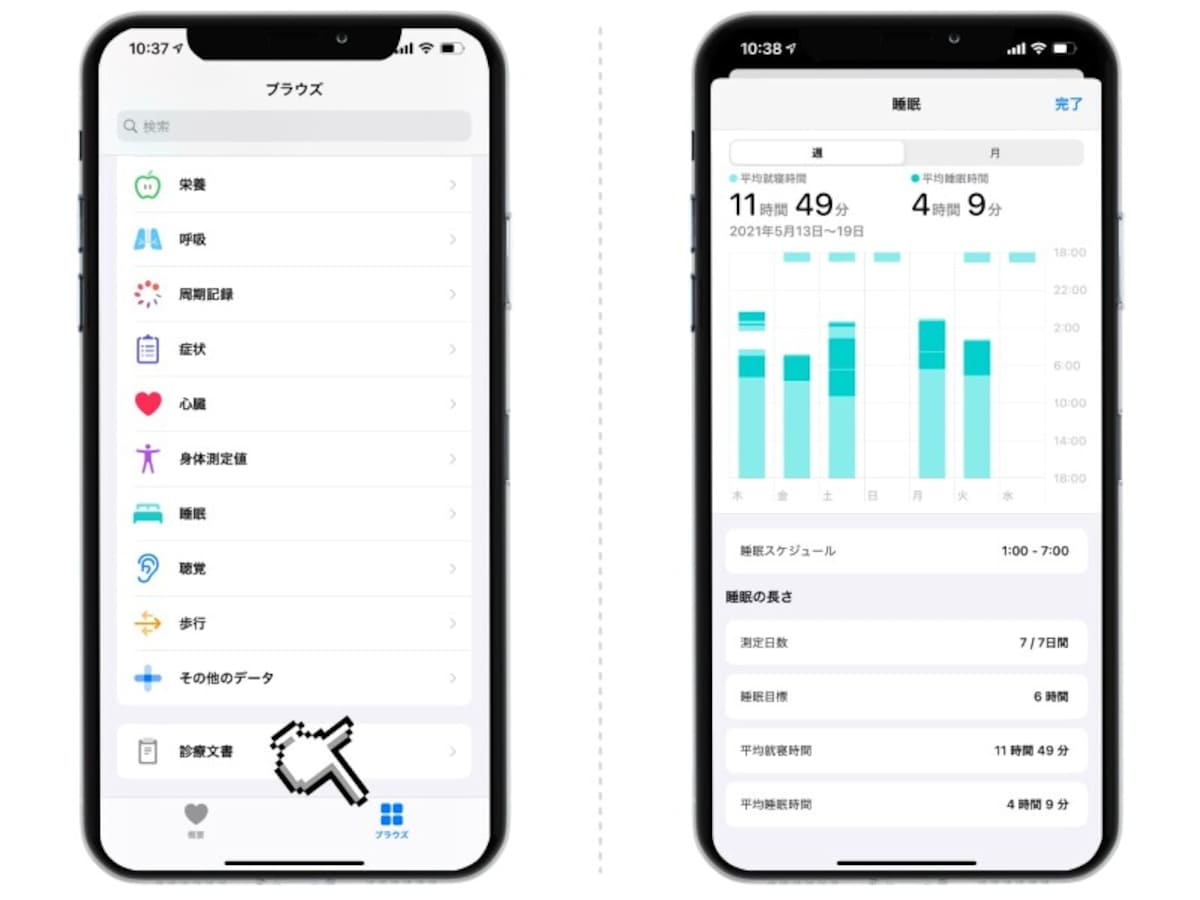 「おやすみモード」と「睡眠スケジュール」の違いと特徴