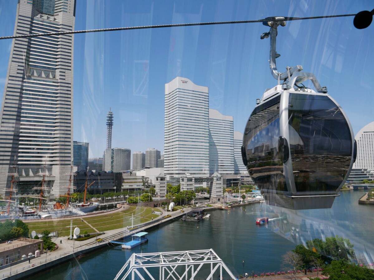 これまでに見たことのないみなとみらいの風景が広がります（2021年4月19日撮影）