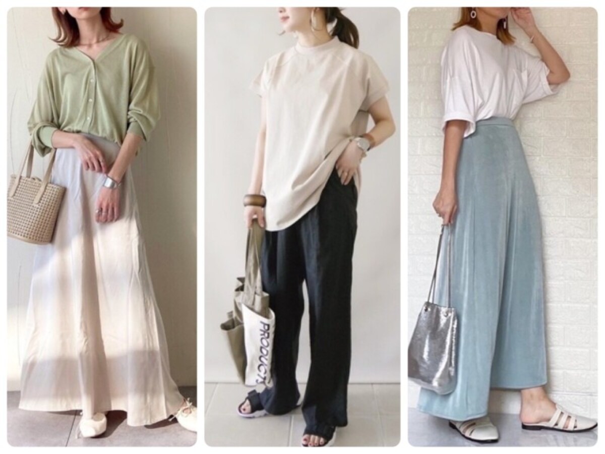 プチプラのGUアイテムを大人っぽく上品に着こなして