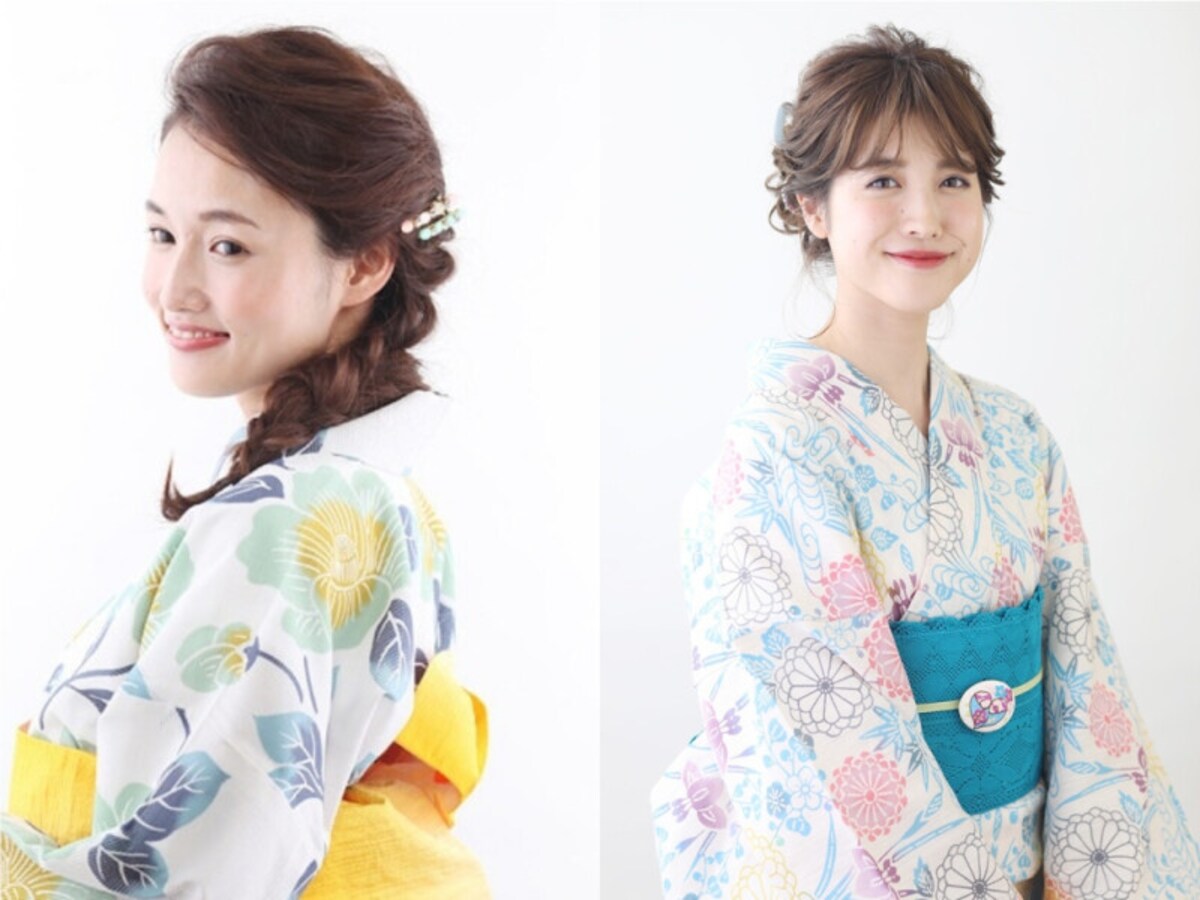 浴衣に似合う人気の髪型・簡単ヘアアレンジ特集