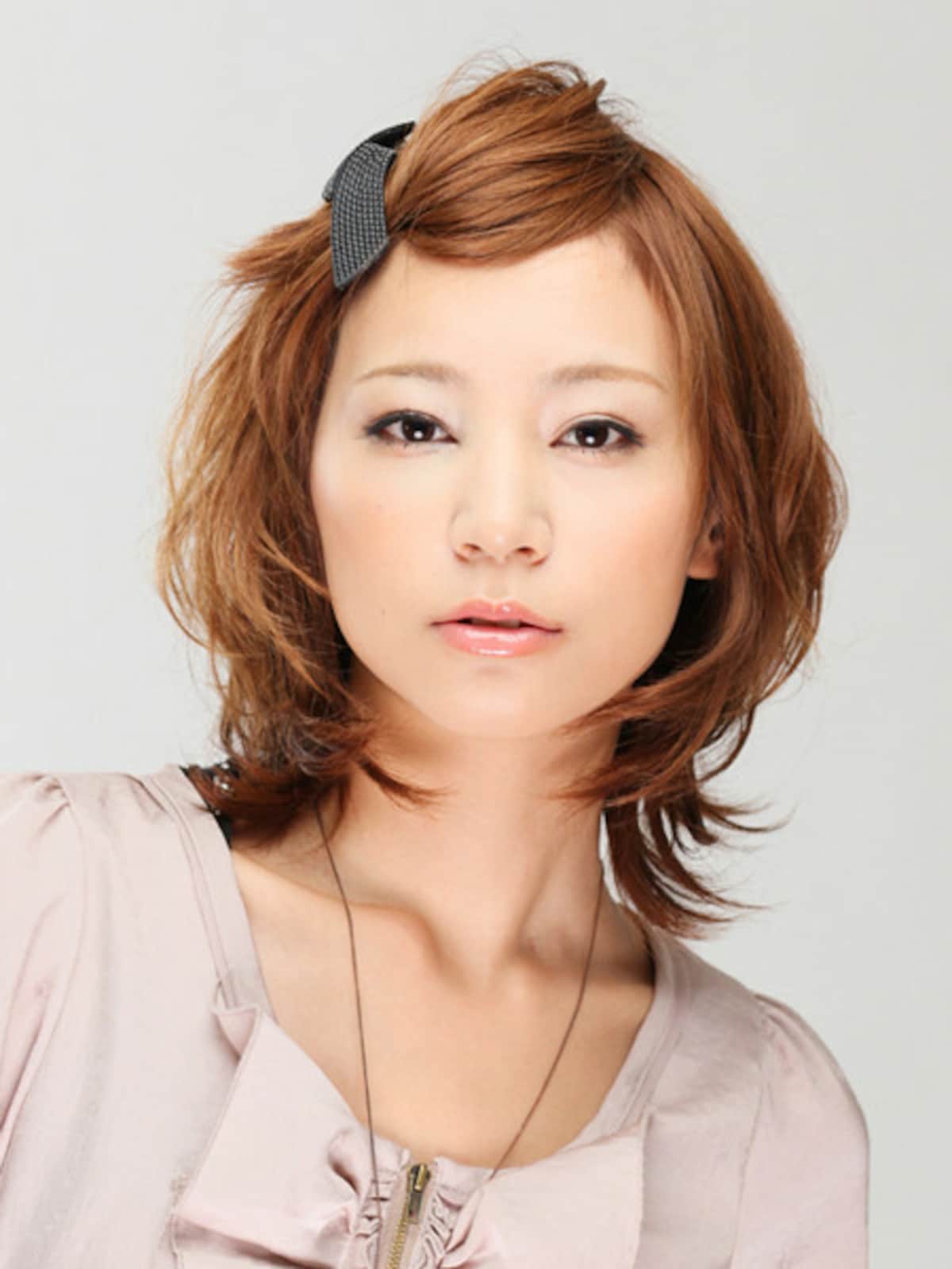 ポンパドール前髪ヘアアレンジ