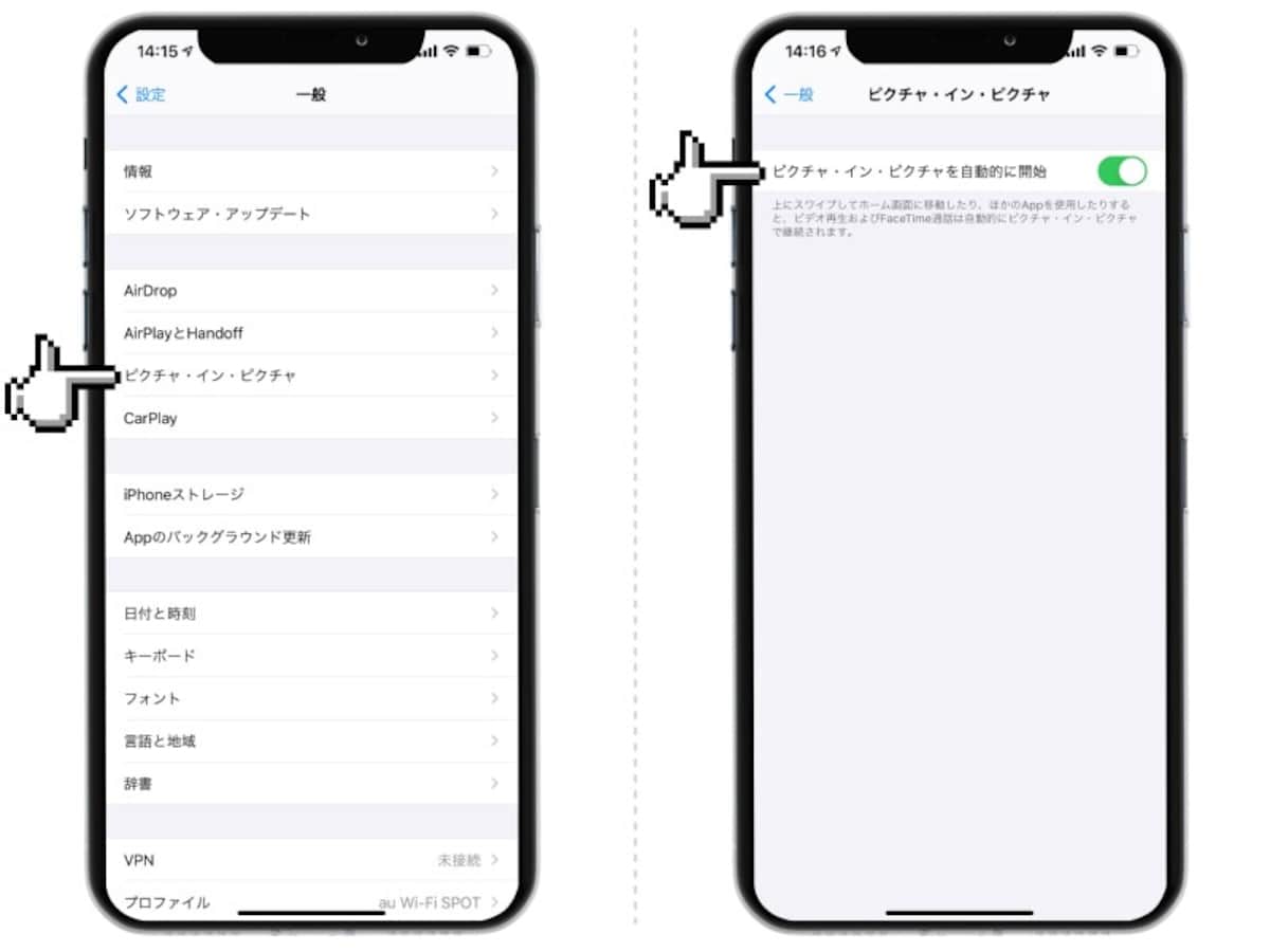 iPhoneのピクチャ・イン・ピクチャの使い方
