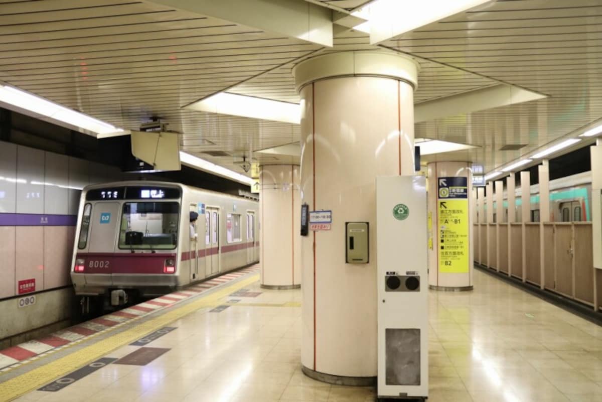 住吉駅ホーム