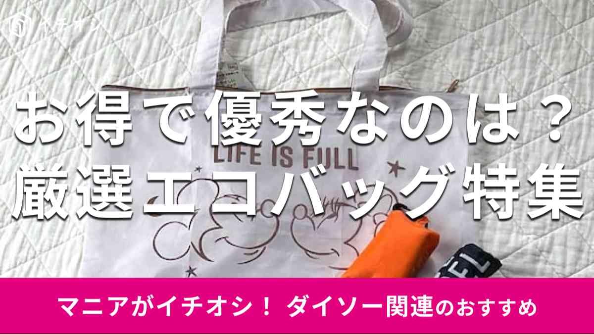 ダイソーの「エコバッグ」のおすすめの種類は？