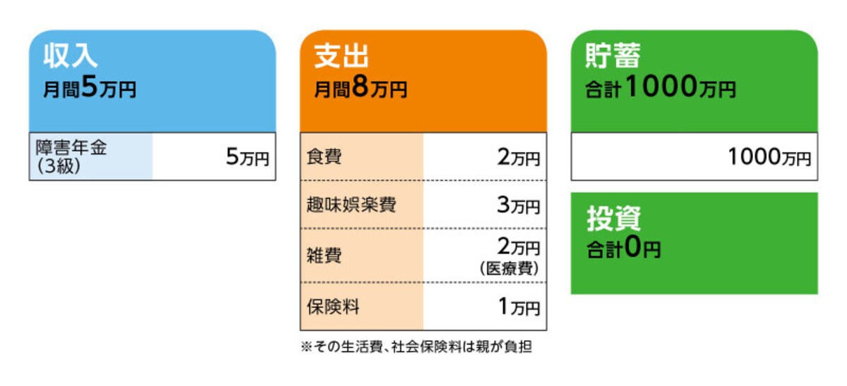 相談者「ふこふこうさぎ」さんの家計収支データ