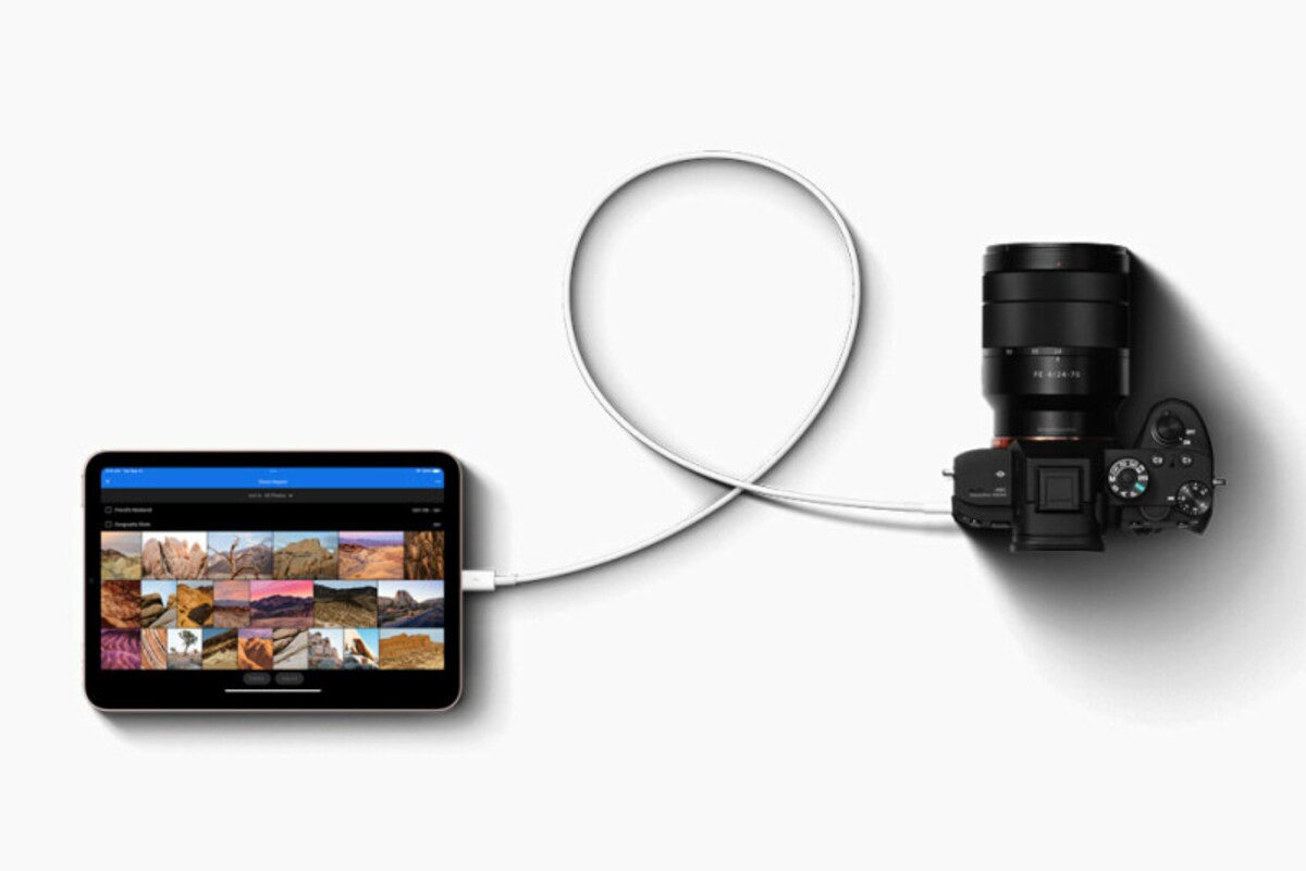 USB-Cは、カメラや外部ストレージ、最大4Kのディスプレイなど、さまざまなアクセサリと接続できる（出典：プレスリリース）