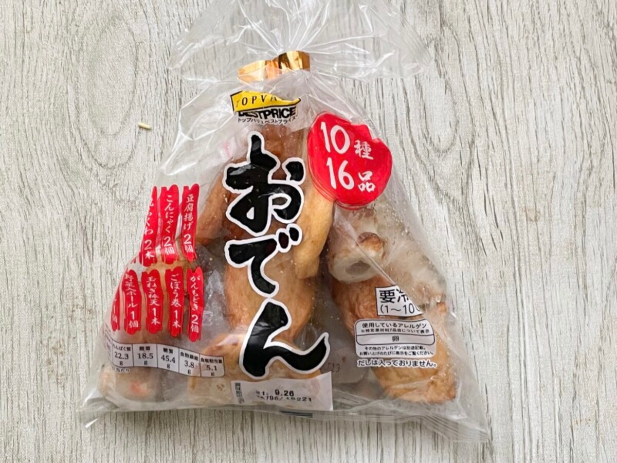 トップバリュおすすめおでん