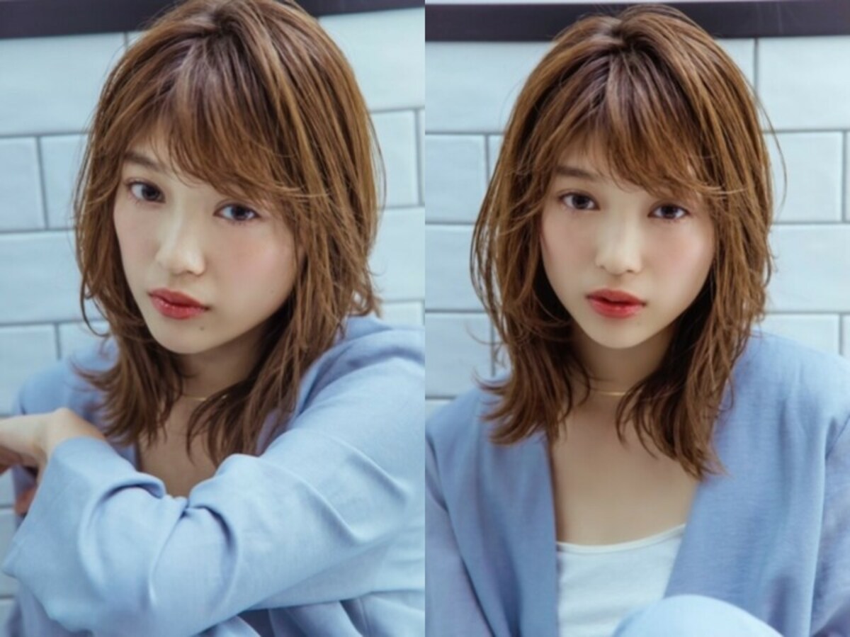おすすめ3：無造作なハネ感の女っぽレイヤー