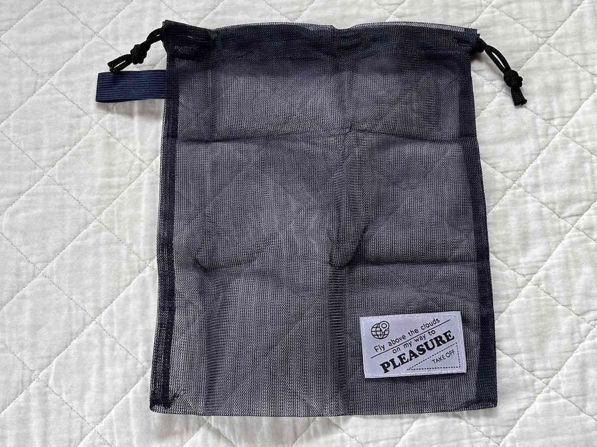 洗濯物を入れて、そのまま洗濯機へ