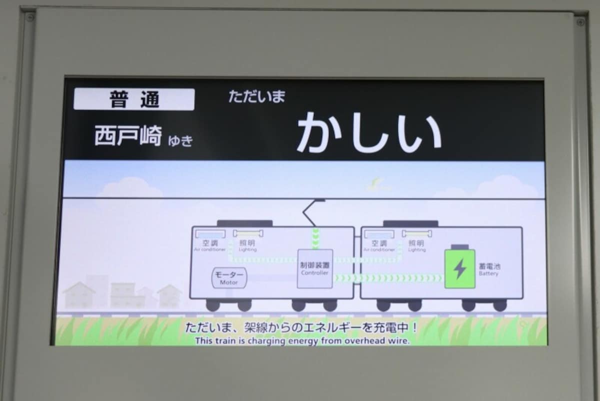 充電中の表示