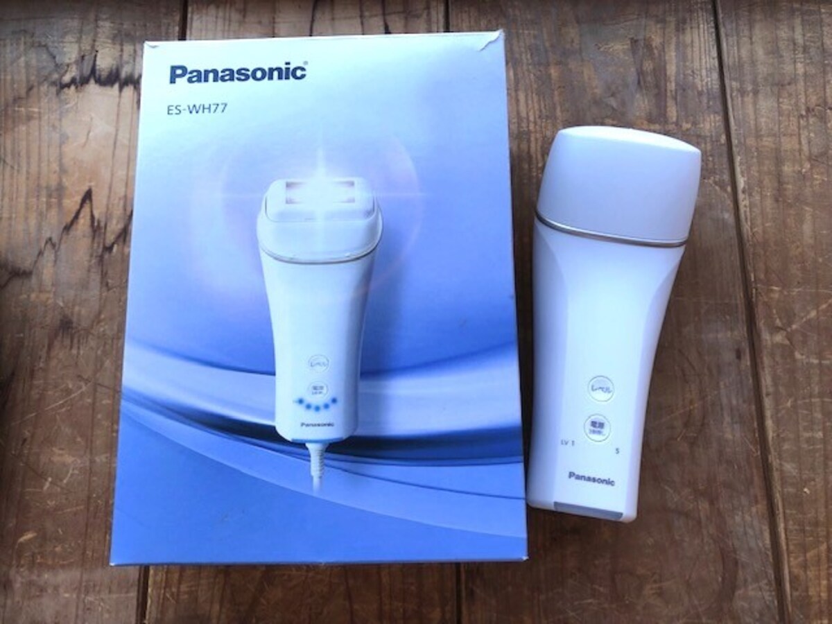 Panasonicの光美容器「光エステ ES-WH77-N」