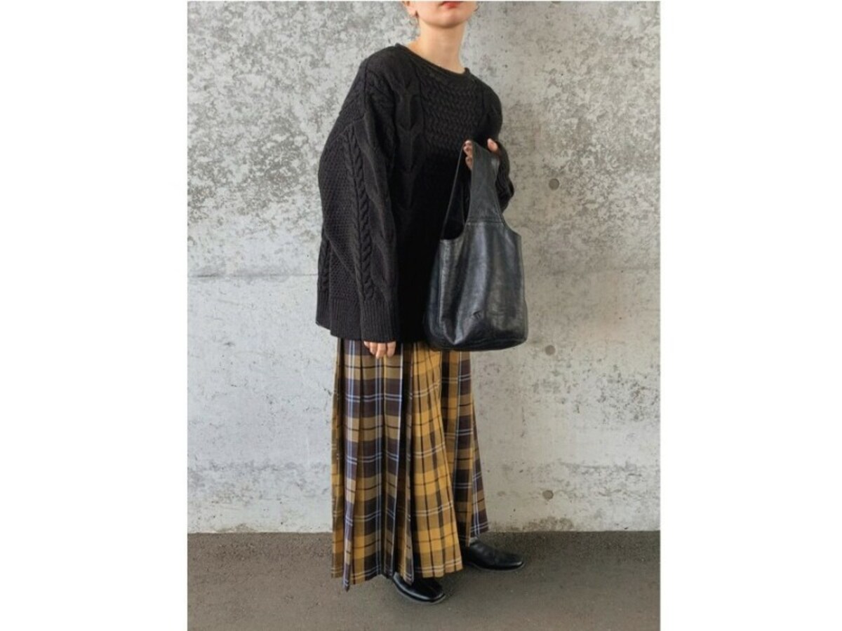 【OKコーデ】プチプラニットはなるべく毛玉が出来にくいものがおすすめ　出典：StyleHint