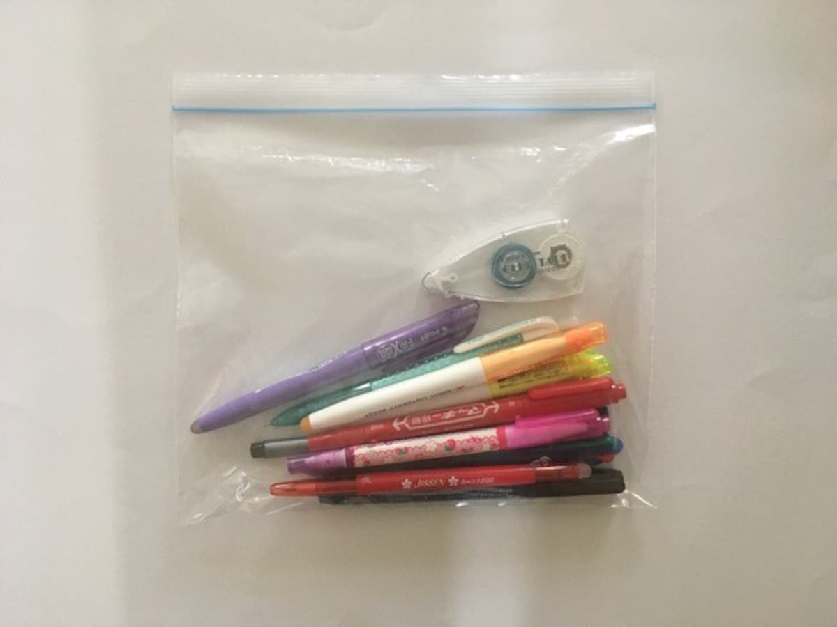 チャック付きストックバッグ