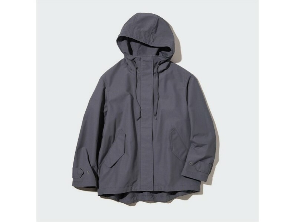 ユニクロ　コットンブレンドパーカ　4990円（税込）
