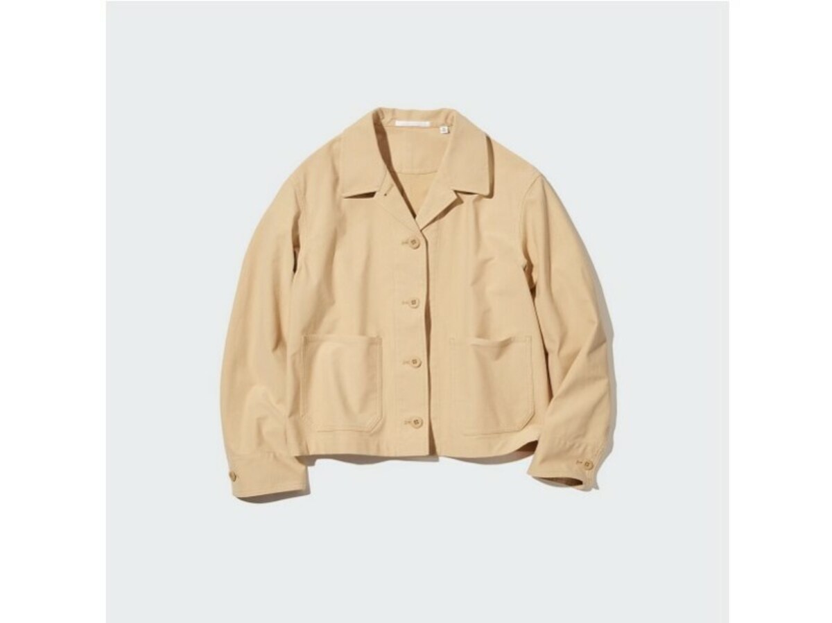ユニクロ　ジャージーショートジャケット　2990円（税込）