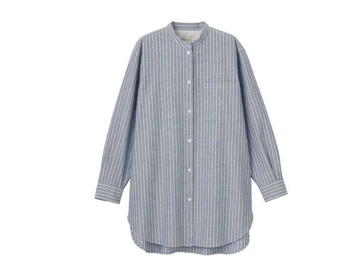 無印良品　洗いざらしオックスチュニック　2990円（税込）