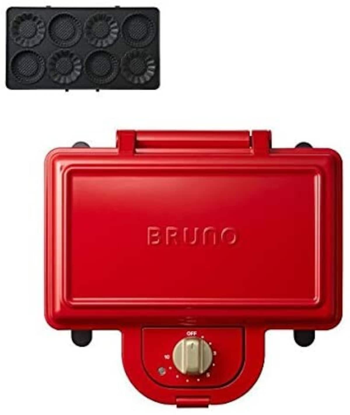 ブルーノ ホットサンドメーカー「BOE044-RD」（画像出典：Amazon）