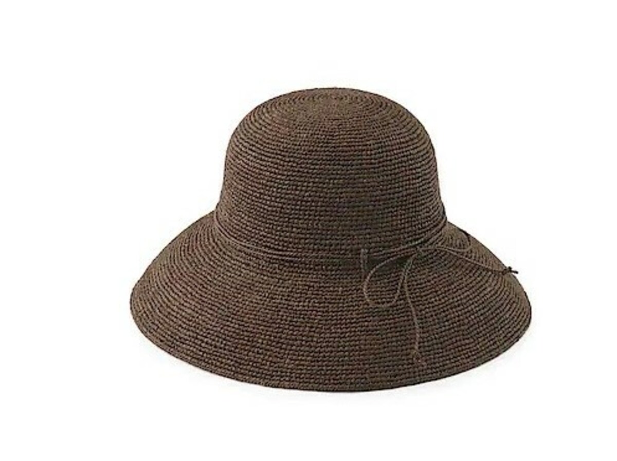 無印良品　ラフィア　つば広帽子　5990円（税込）