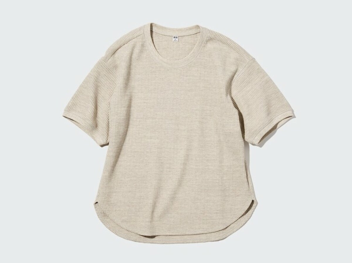 ユニクロ　ワッフルT　1500円（税込）
