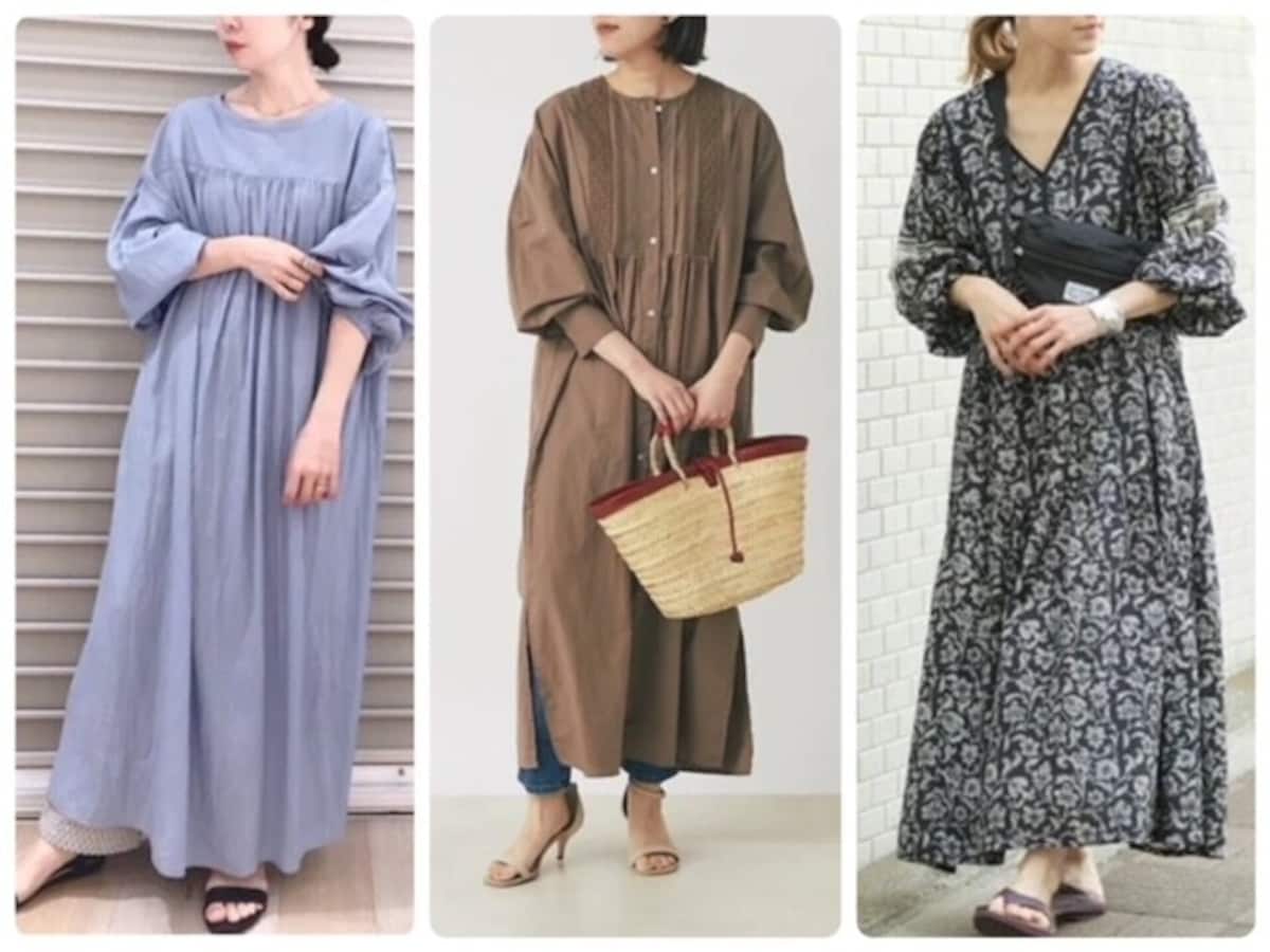 気分が上がる大人な「ロング丈ワンピース」コーデをチェック！　出典：WEAR