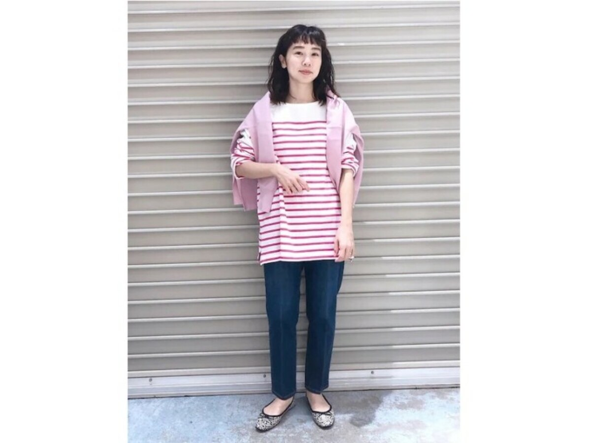 顔まわりを落ち着いて、きれいめに見せてくれる「パネルボーダー」　出典：WEAR