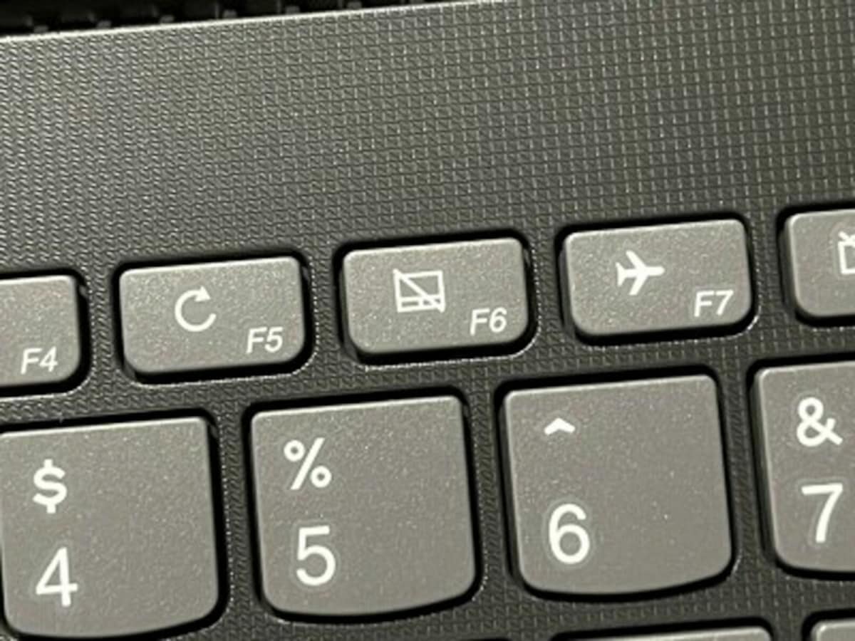 F6キーにあるタッチパッド機能無効キー