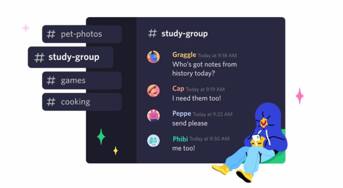 「Discord（ディスコード）」利用イメージ（出典：公式サイト）