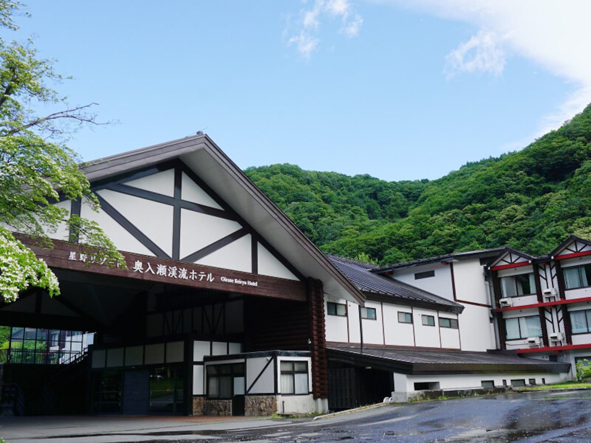 星野リゾート　奥入瀬渓流ホテルの外観