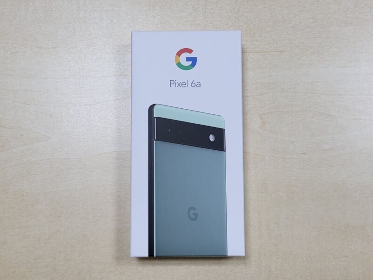 Google Pixel 6aのパッケージ